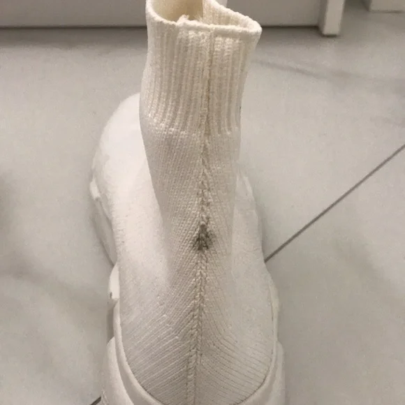 Balenciaga Women’s White Sock Shoes Sneakers Size Eu 35 - Picture 7 of 8